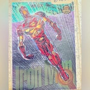 1994 Fleer Marvel Universe Power Blast # 7 of 9 Iron Man